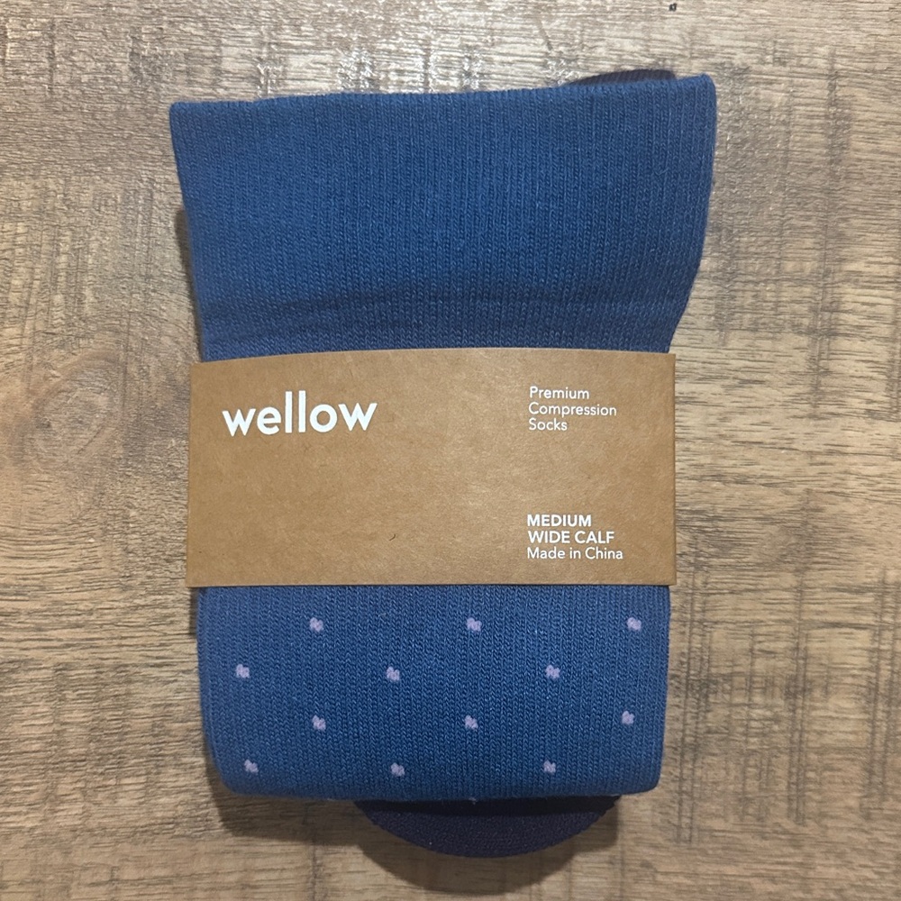Premium Blue Compression Socks